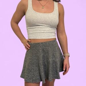 Hollister Gray Skater Skirt